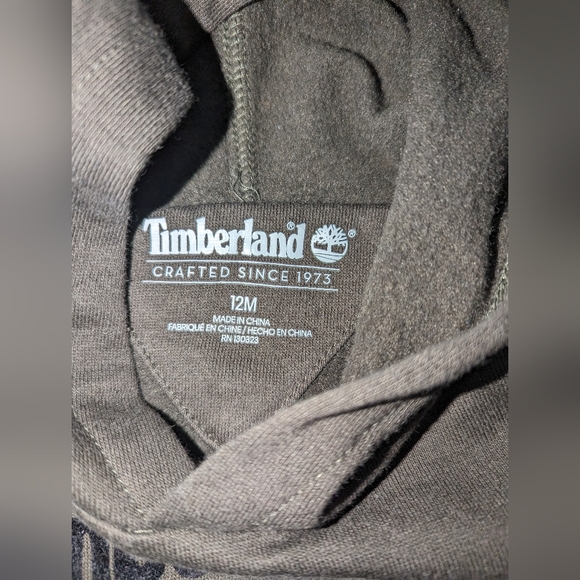 Timberland green and grey baby boy sweater - Picture 3 of 3